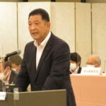 関西広域連合議会で中本議員（自民県議団）登壇