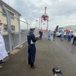 オリンピック・パラリンピック前に和歌山下津港で港湾保安設備の合同点検