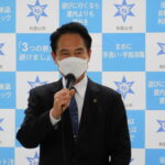 ３期目表明の尾花市長「出馬にコロナ大きく影響」