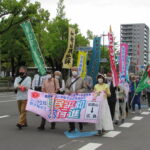 「原水爆禁止国民平和大行進」和歌山市で