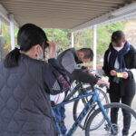 近大和歌山で恒例の自転車点検