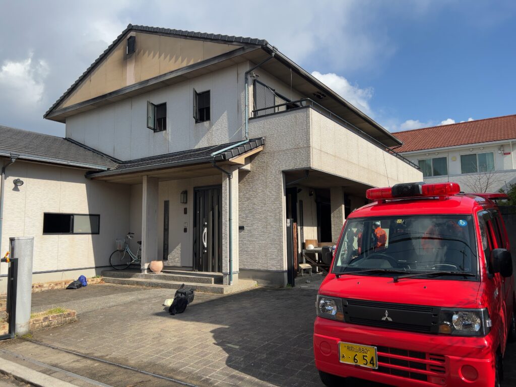 和歌山市内で住宅火災、１人死亡