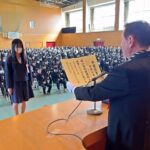 和歌山県立高校で卒業式・和歌山工業では岸本知事が祝辞