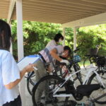 近大和歌山で恒例の自転車点検