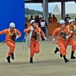 和歌山県内の消防隊員が救助技術を競う