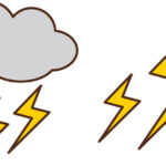 前線通過・あす（７日）明け方にかけ局地的な雷雨に注意