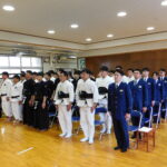警察術科特別訓練生指名式　和歌山県警察学校で開催