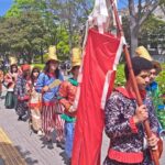 和歌祭を前に和歌山大学の留学生らが「唐人」行列を披露