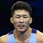 レスリング男子、日下が優勝