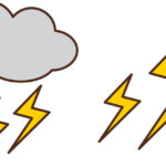 あす（２０日）にかけて落雷・突風に注意