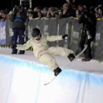 スノボ清水、長谷川が3位