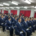 和歌山県警察学校の入校式