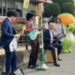 職員バンドが市制施行２０周年記念ソングを披露／橋本市