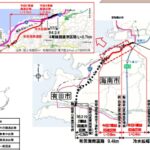 国道４２号・冷水拡幅の全線と有田海南道路の一部が６月７日開通へ