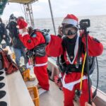 本州最南端の海にクリスマスツリー／和歌山・串本町