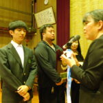 障害者全国弁論大会２位と、障スポ５０メートル走２位の２人、学校の文化祭で表彰／和歌山