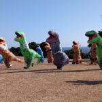 本州最南端でティラノサウルスレース／和歌山・串本