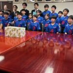 春の全国ドッジボール大会出場選手らが、市長を表敬訪問／和歌山