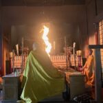 厄除、家内安全、商売繁盛などを願い、紀美野町の寺院で焼八千枚護摩供/和歌山・紀美野町