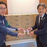 三菱電機冷熱システム「若潮寮」がフードバンク和歌山に缶入りパン寄贈