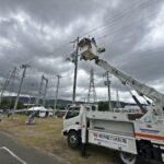 風水害シーズン前に関電送配電が災害復旧訓練