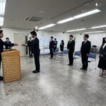 職務経験者を対象とした事務職の採用発令式／和歌山市